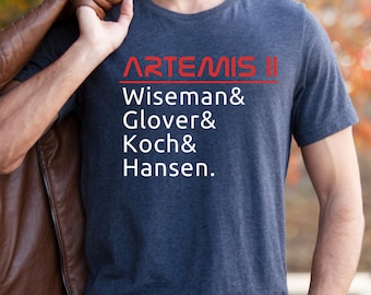 Artemis T-shirt, Moon Shirt, Astronomy Shirt, Inspirational Gift, Space Lover Shirt, Artemis II Mission