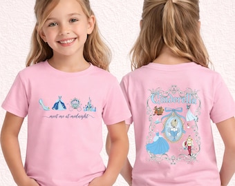 Cinderella T-shirt, Disney Shirt, Coquette Shirt, Girly Vibes, Disney Princess Gift