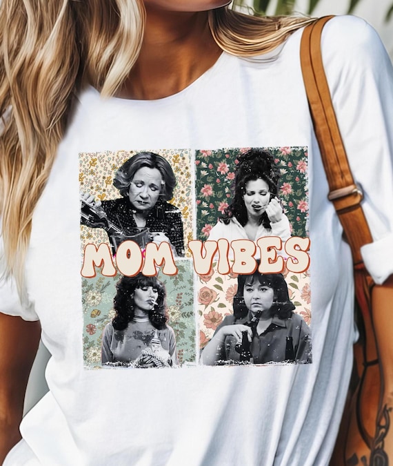 Mom Vibes Shirt, Mothers Day Shirt, Retro Mom Tee, Vintage Mom Tee, 90s Mom Tshirt, Mom Birthday Gift, 80s Mommy Tee, Casual Mom Shirt