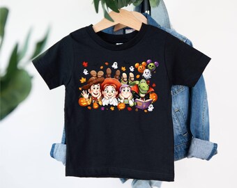 Toy Story Halloween Shirt | Woody Jessie Buzz Lightyear Spooky Fall Tee | Disney Halloween Gift