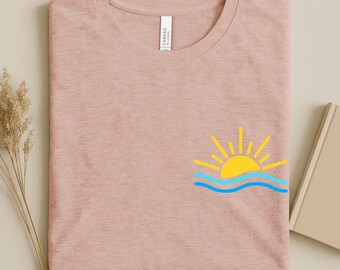 Holiday Vibes T-shirt, Summer Shirt, Vacation Shirt, Sunshine Shirt