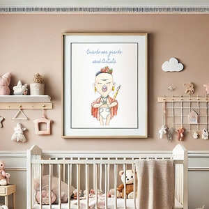 Quadrerrti per abmbini - Baby Artisti con ciuccio - Dipinto a mano - Stampe su cartoncino martellato -