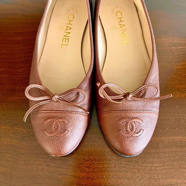 vintage chanel flats