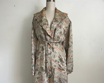 STUNNING Rare Vintage Silk Kimono Robe S