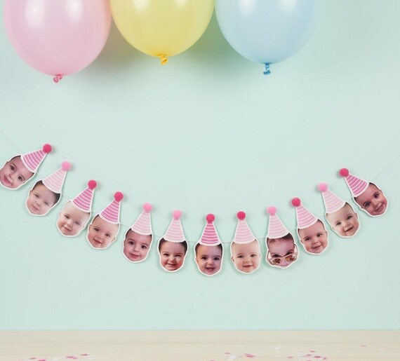 Banderole Joyeux Anniversaire à Pâquerettes - Décoration De Fête Enfant, Couleurs Douces - 6