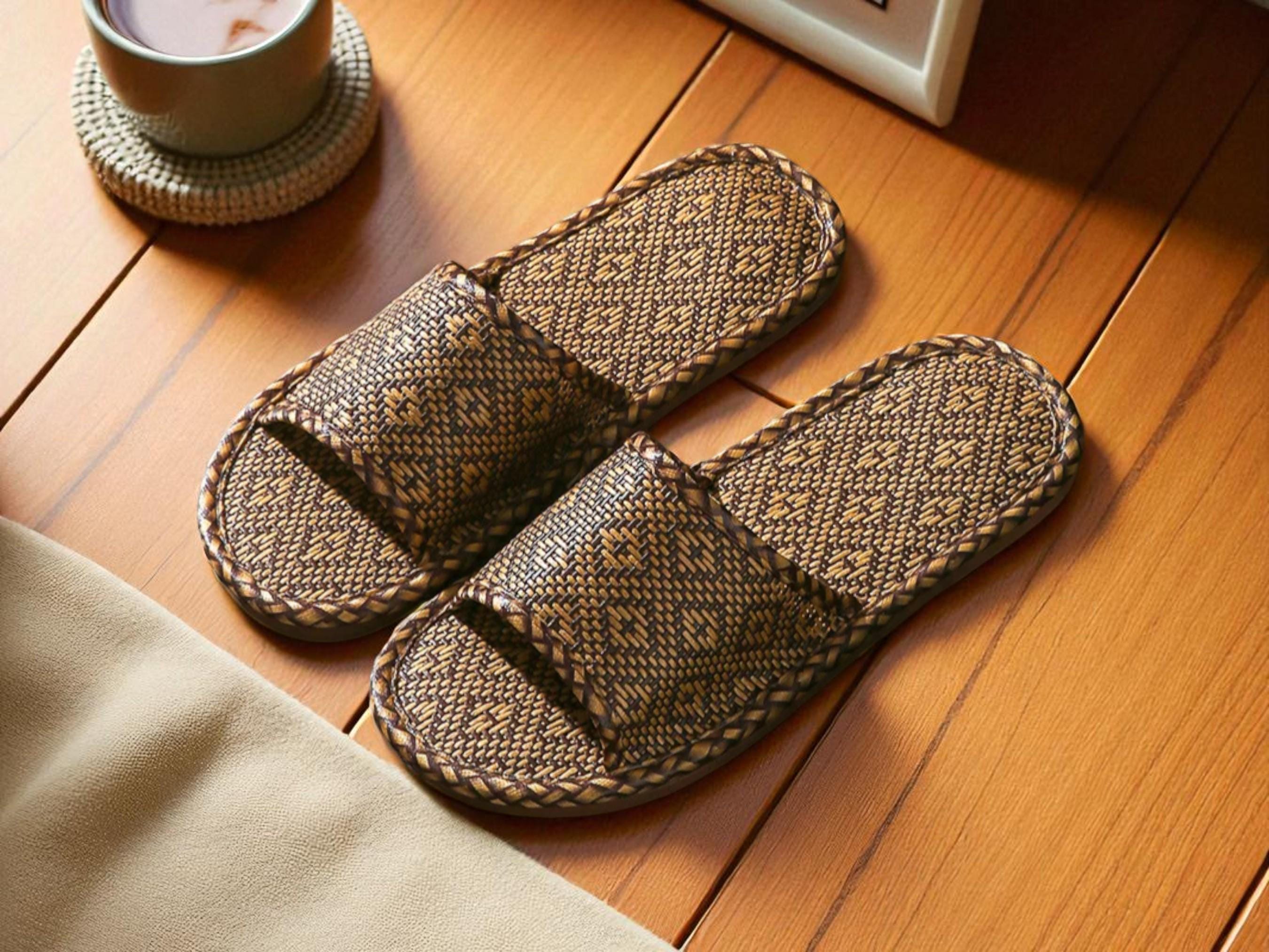 Rattan Slippers