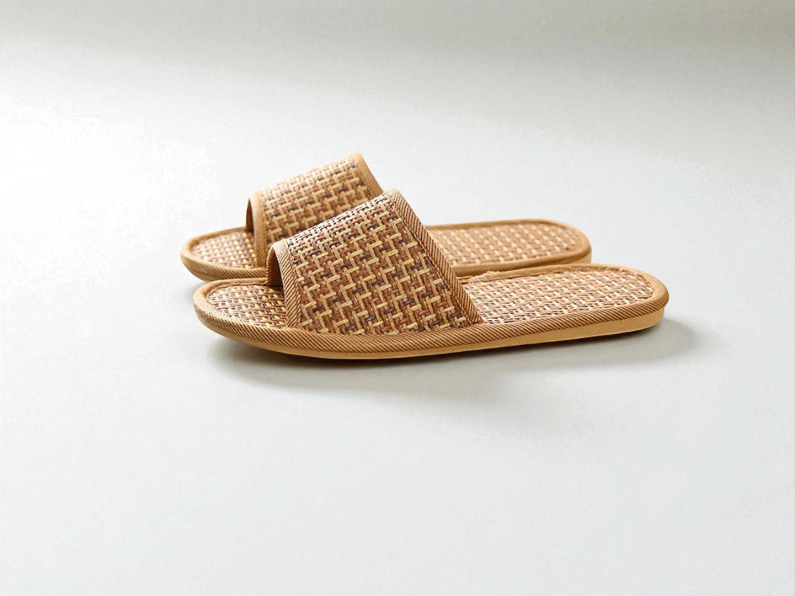 Styli Grandad Sandals Women's Mens Bamboo Slippers UK