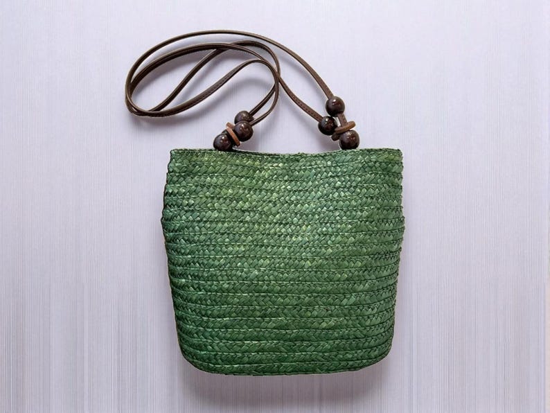 Handmade Straw Woven Beach Tote – Large Summer Shoulder Bag - Etsy