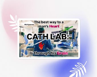 Autocollants sans bulles CATH lab