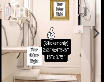 Autocollant Rad tech utile/amusant pour la signalisation. Stickers sans bulles