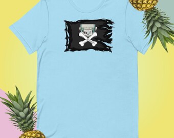 Xray jollyroger pirate T-shirt unisexe