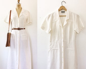 linen vintage dresses