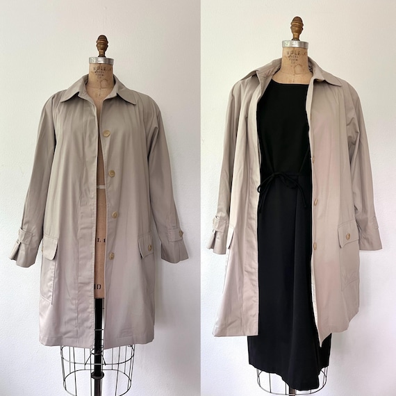 London Fog Jacket / London fog coat / Cropped Trench coat