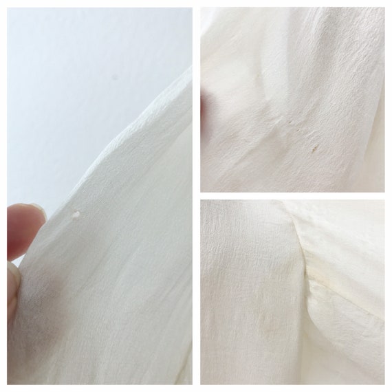 1910s blouse / vintage silk blouse / Silk & Lace … - image 10