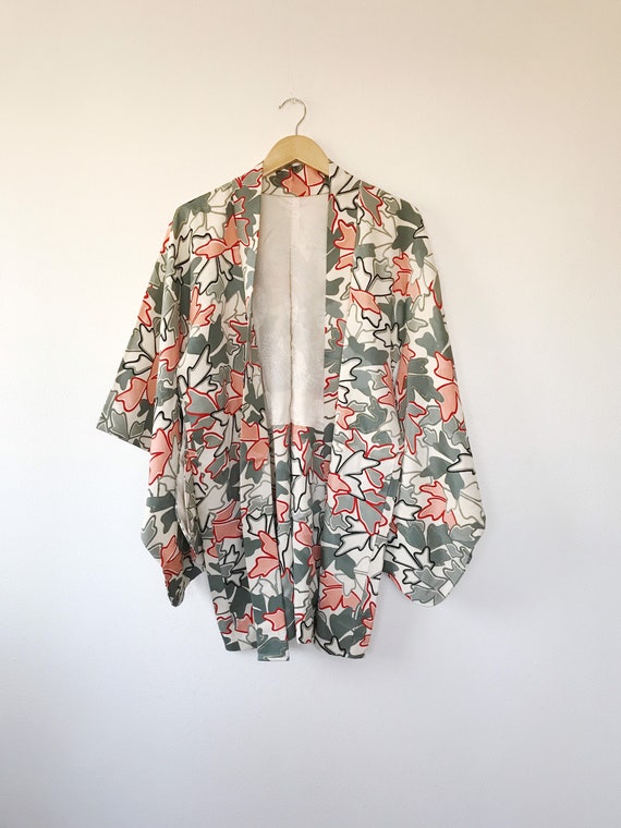 vintage silk kimono / vintage kimono jacket / Och… - image 10