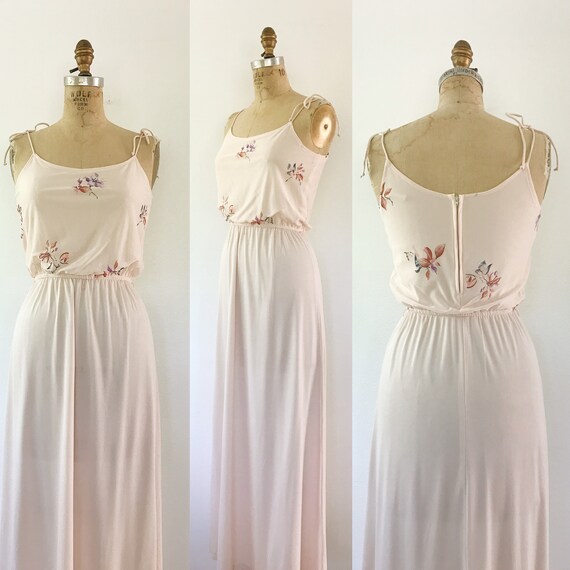 70s vintage dress / 70s sundress / Bird & Wisteri… - image 5