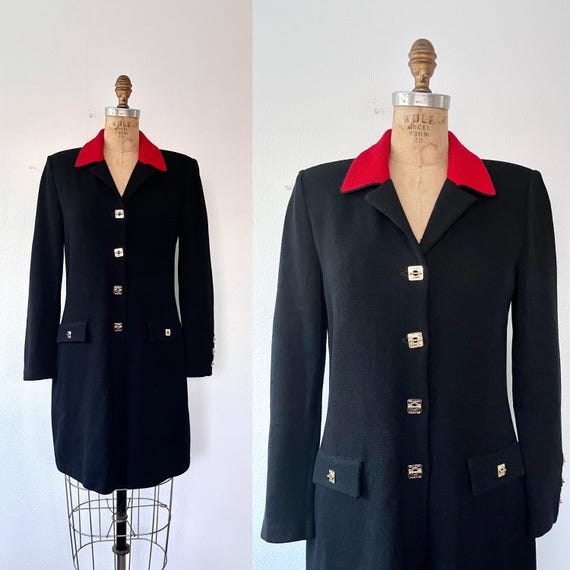 vintage knit dress / Signature Jacket or dress / St. John sweater