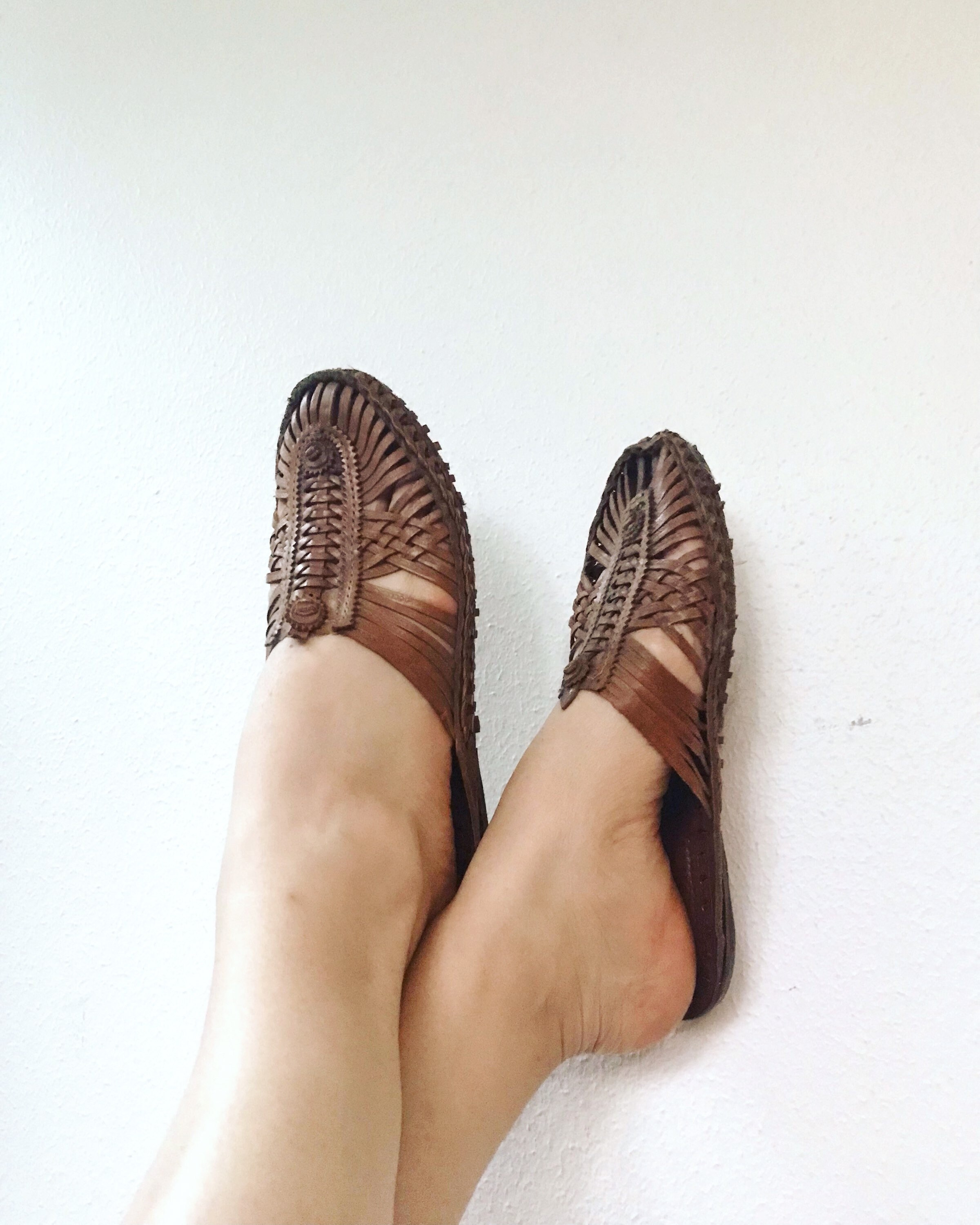 Woven mule shop slides
