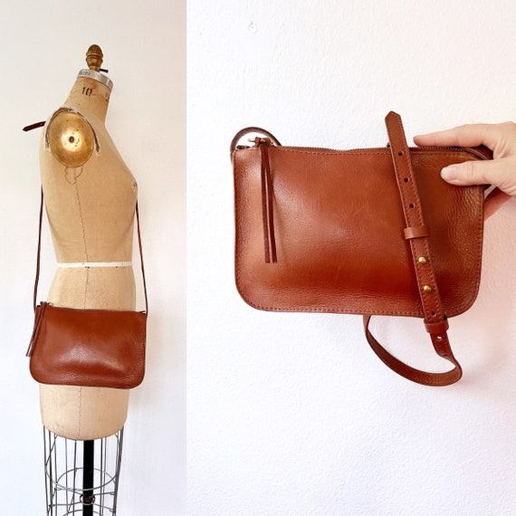 modern bag / Madewell leather crossbody / brown leather bag