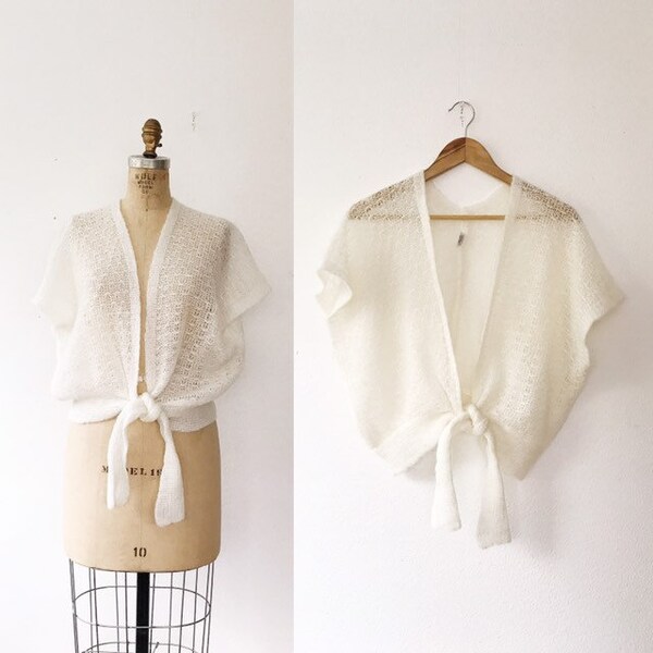 vintage sweater / wrap sweater / Valios Sweater