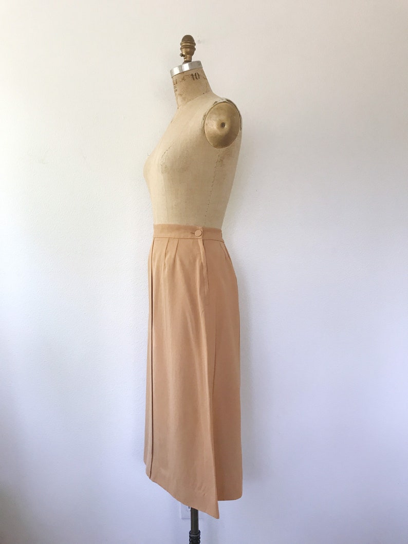 Jaren '50 vintage rok / vintage wandelrok / gabardine sportkleding rok afbeelding 5