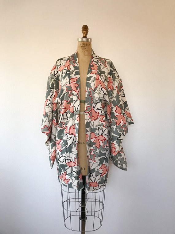 vintage silk kimono / vintage kimono jacket / Och… - image 3