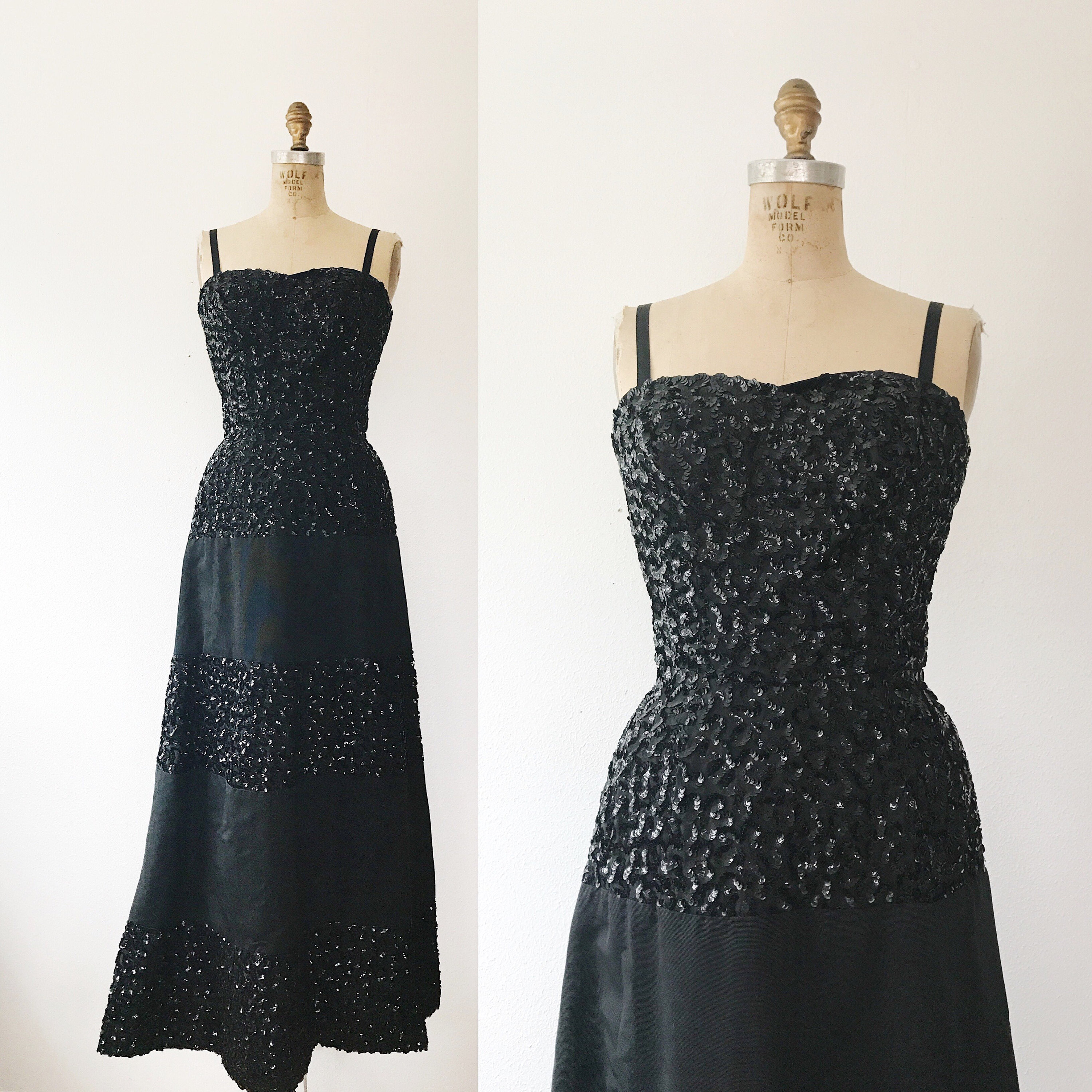 50s evening gown