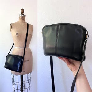 vintage Coach purse / black leather Coach / Vintage Anderson Coach Bag