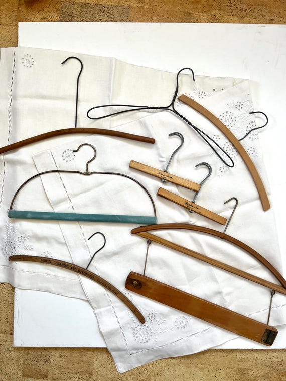 antique hangers / instant collection hangers / boutique vintage hangers