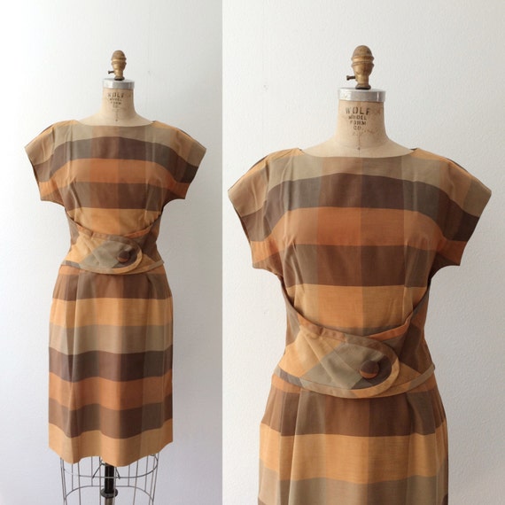 plaid dress / cotton plaid dress / Mathilde dress