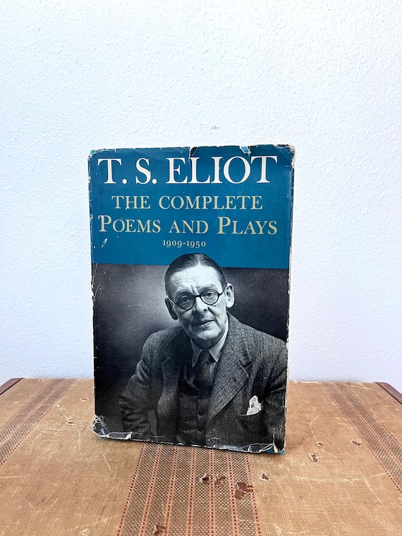 vintage book / TS Eliot The Complete Poems and Plays / vintage Poetry book