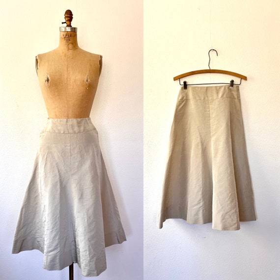 1950s skirt / 1950s slip / 50s layering skirt