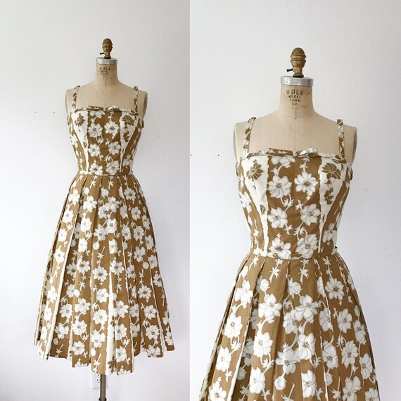 50s floral dress