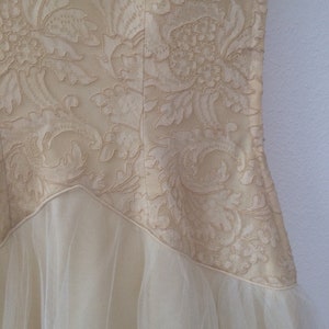1950s wedding dress / vintage wedding dress / Karinska Tulle & Lace wedding dress bild 8