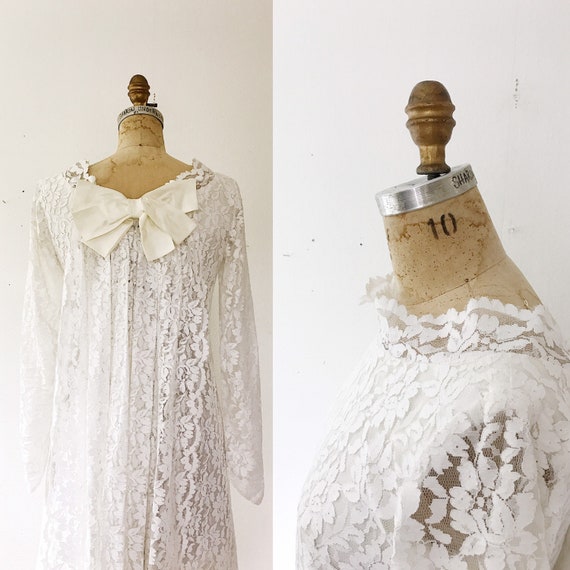 vintage wedding dress / lace wedding dress / Sidon