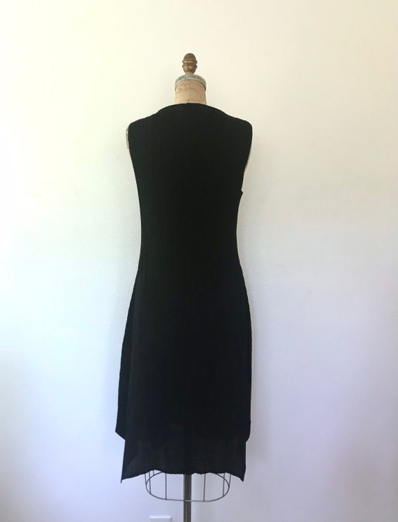 Accordion dress / black pleated dress / Batwing P… - image 10