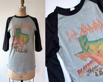 vintage t shirt / 80s t shirt / Def Leppard shirt