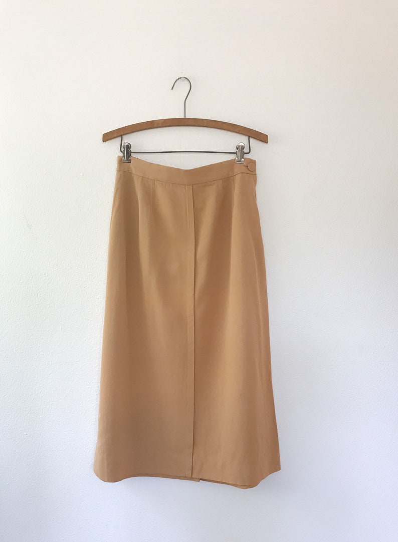 Jaren '50 vintage rok / vintage wandelrok / gabardine sportkleding rok afbeelding 10