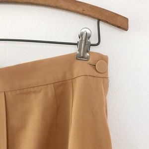 1950s vintage skirt / vintage walking skirt / gabardine sportswear skirt image 4