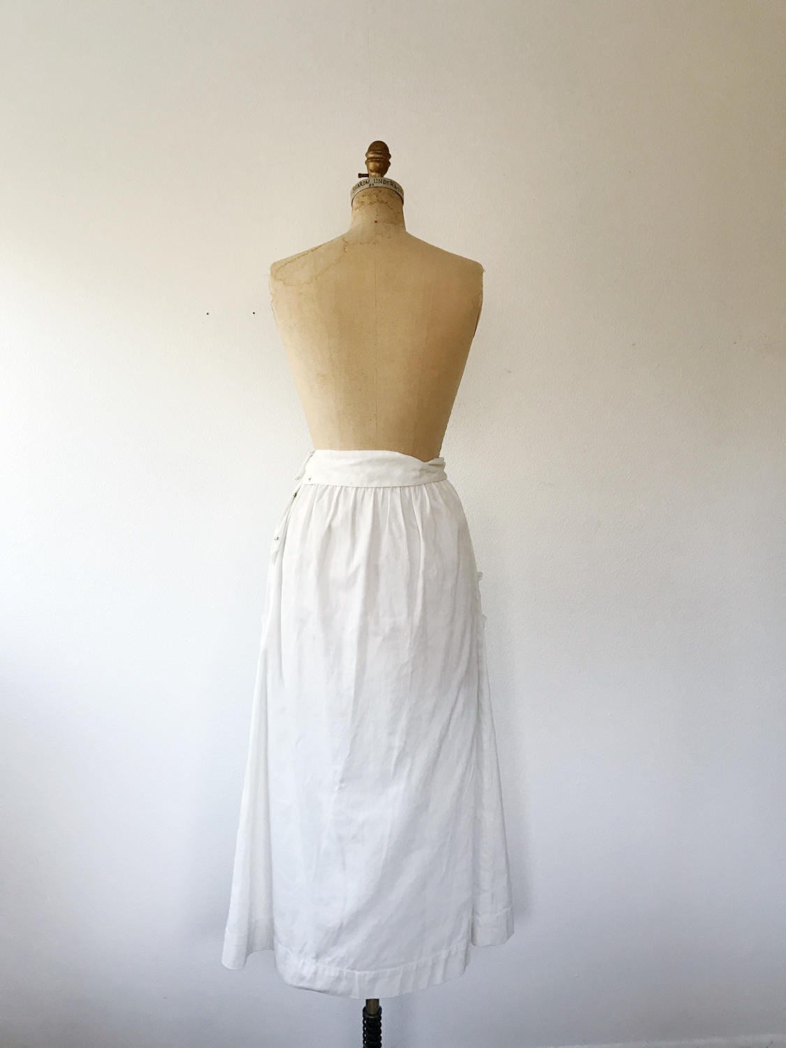 Edwardian skirt / antique cotton skirt / Boardwalk skirt
