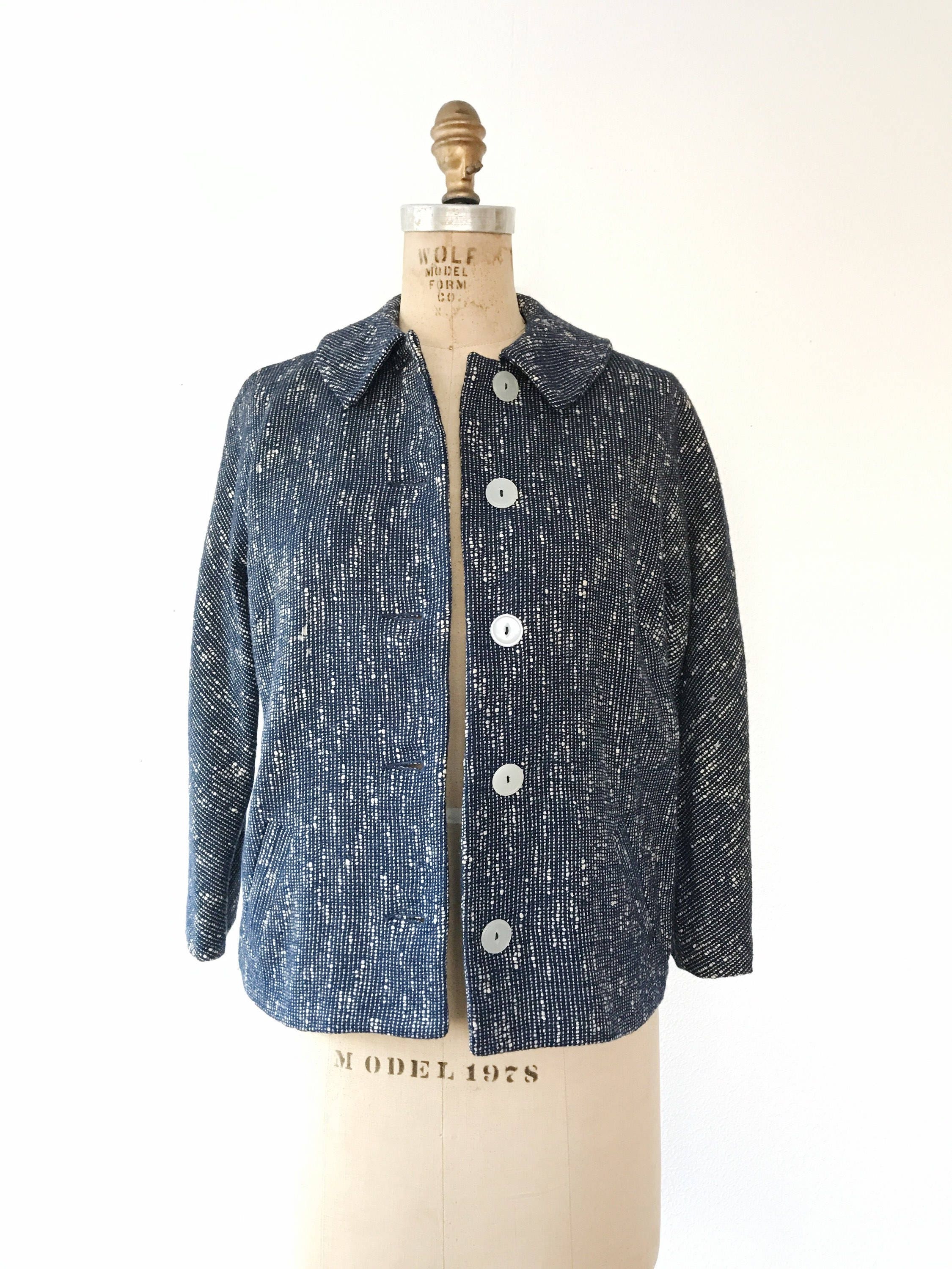 vintage jacket / vintage tweed jacket / 60s Dublin Tweed jacket