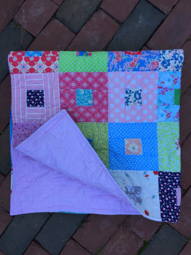 Baby Girl Swaddle Swaddling Crib Quilt Blanket Etsy