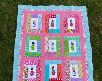 Baby toddler girl quilt