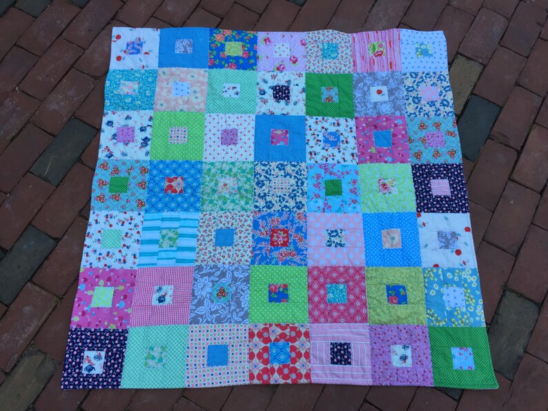 Baby Girl Swaddle Swaddling Crib Quilt Blanket Etsy