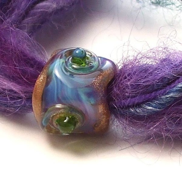 Handmade Glass Bead for A Dreadlock