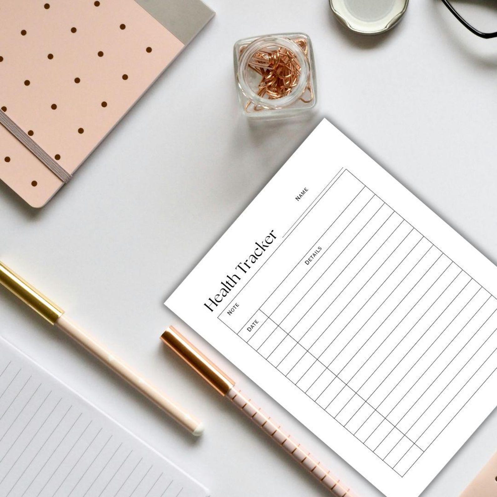 Medical Tracker for Planner Printable Health Tracker Medication Tracker ...
