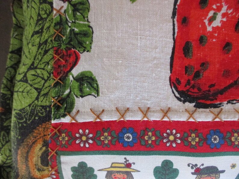 VINTAGE Linen Pillow Cover With Handstitching Etsy