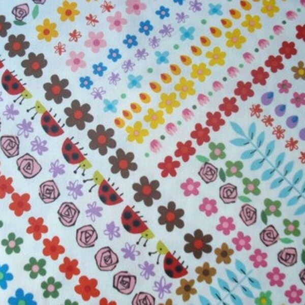 SALE RARE Oop FABRIC - Alexander Henry Juicy Blooms, Juicy Jungle Collection -1 yard - Additional Yardage Available