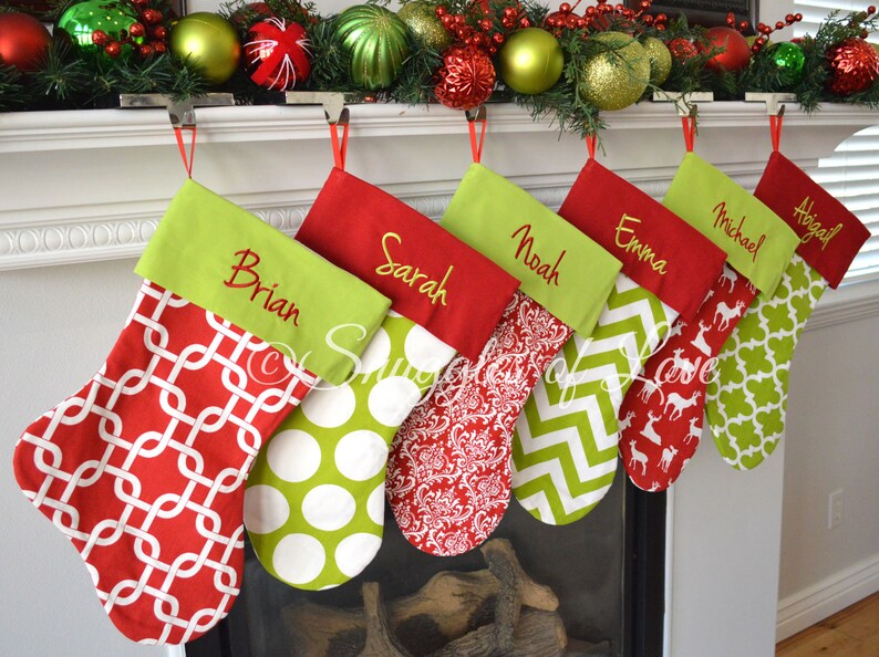 8" Velvet Monogram Stockings with Embroidered Letters A,B,D,G,K,M,R,S NEW 8" Velvet Monogram Stockings with Embroidered Letters A,B,D,G,K,M,R,S NEW