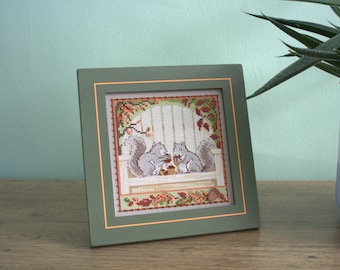 6x6 Picture Frame: 3D Printed Cross Stitch Embroidery Mill Hill Frame